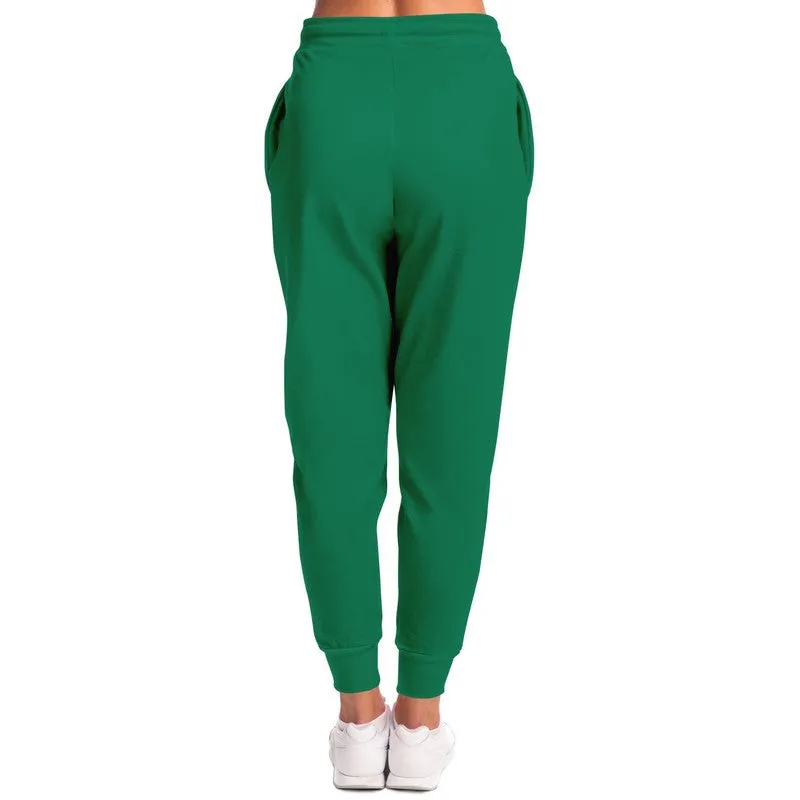 Shaded Green Joggers | Unisex | with PLUS sizes | C100M0Y75K30