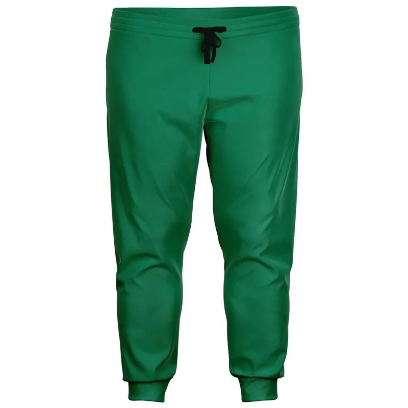 Shaded Green Joggers | Unisex | with PLUS sizes | C100M0Y75K30