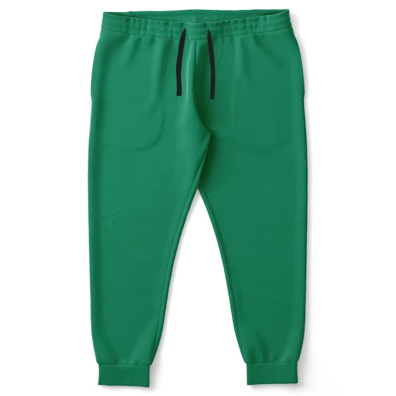 Shaded Green Joggers | Unisex | with PLUS sizes | C100M0Y75K30