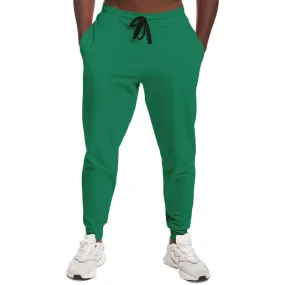 Shaded Green Joggers | Unisex | with PLUS sizes | C100M0Y75K30