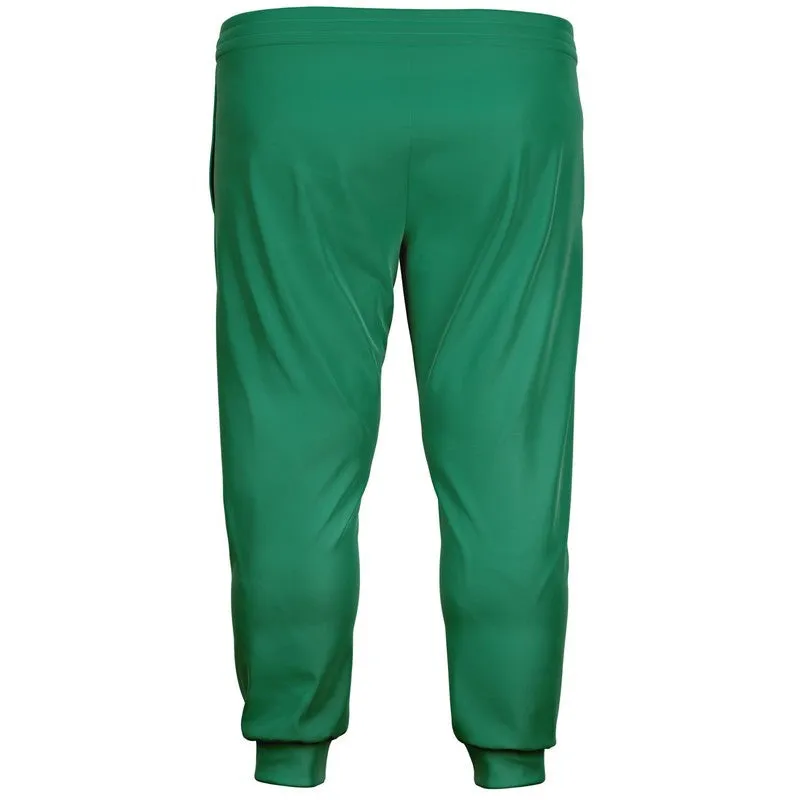 Shaded Green Joggers | Unisex | with PLUS sizes | C100M0Y75K30