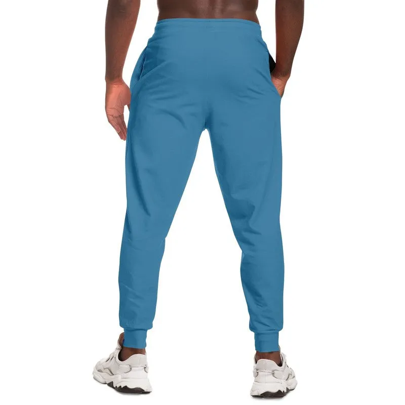 Shaded Pastel Cyan Joggers | Unisex | with PLUS sizes | C60M15Y0K30