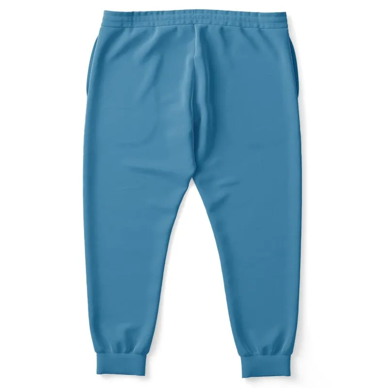 Shaded Pastel Cyan Joggers | Unisex | with PLUS sizes | C60M15Y0K30