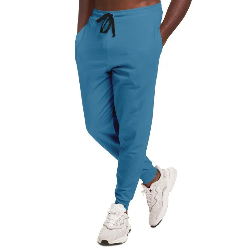 Shaded Pastel Cyan Joggers | Unisex | with PLUS sizes | C60M15Y0K30