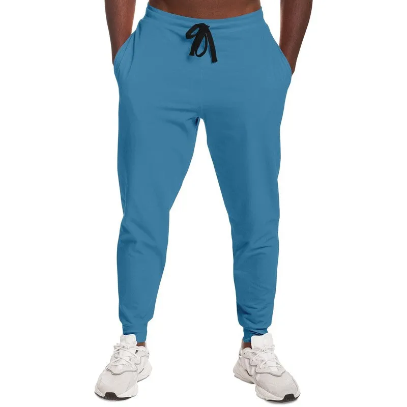 Shaded Pastel Cyan Joggers | Unisex | with PLUS sizes | C60M15Y0K30