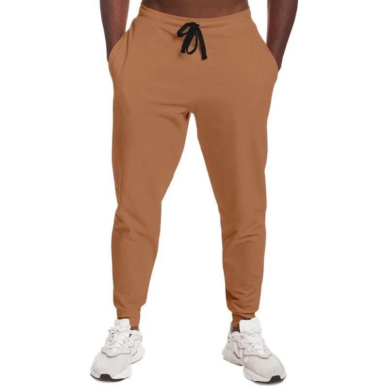 Shaded Pastel Orange Joggers | Unisex | with PLUS sizes | C0M45Y60K30