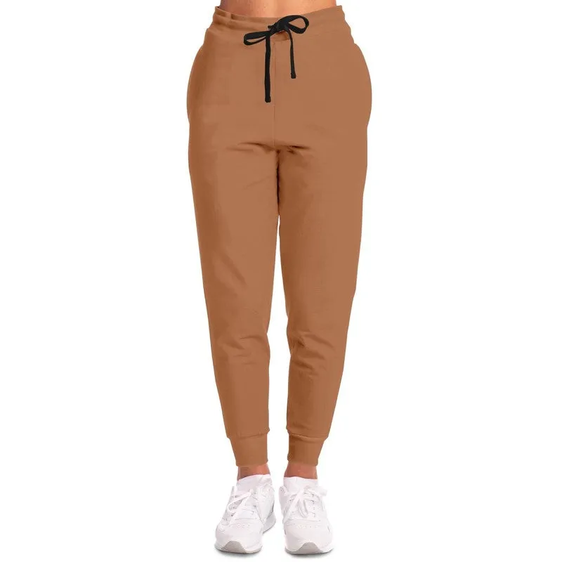 Shaded Pastel Orange Joggers | Unisex | with PLUS sizes | C0M45Y60K30