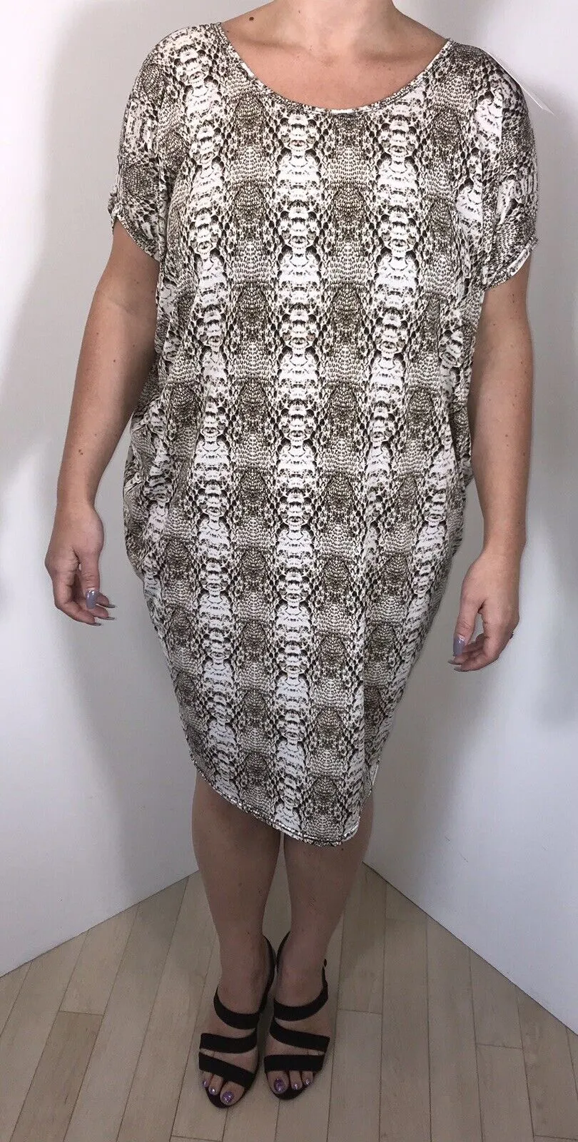 Snake Dress/Tunic - Beige