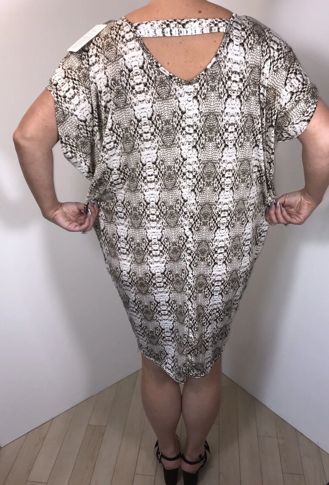 Snake Dress/Tunic - Beige