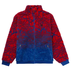 Supreme Spyder Web Royal Polar Fleece Jacket