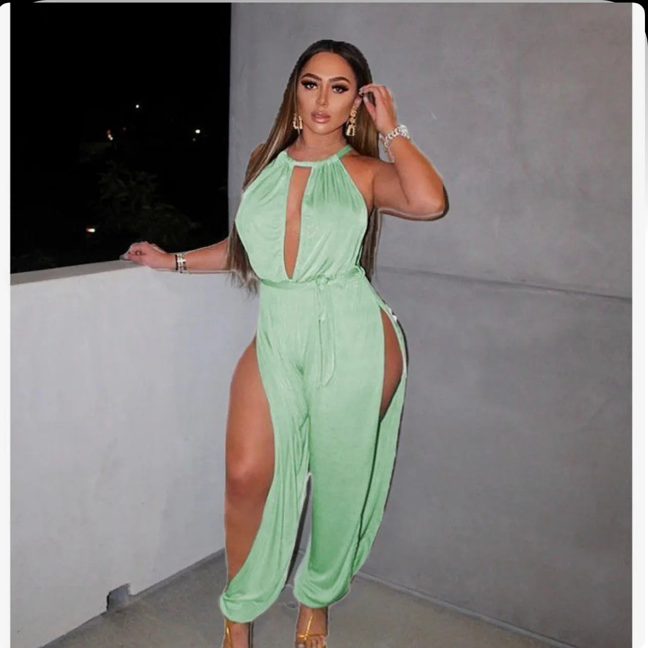 Susie Side Open Jumpsuit