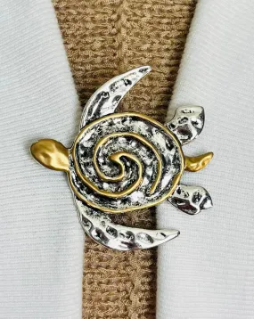 Sweater Clips Turtle Cardigan Clasp for Sweater Clip for Cardigan Clasp Silver Gold Tortoise Clip Tropical Birthday Gift for Her Fabulici