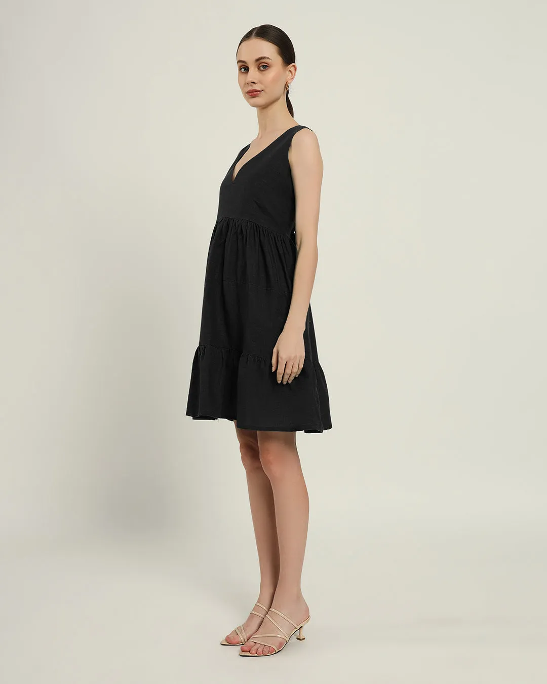 The Minsk Noir Cotton Dress