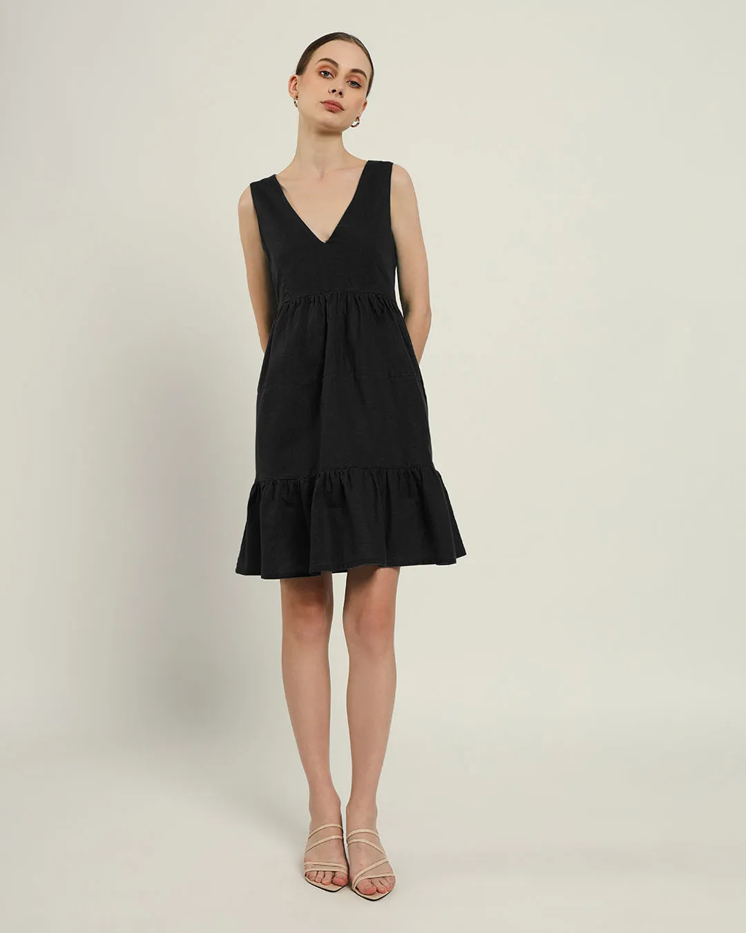 The Minsk Noir Cotton Dress