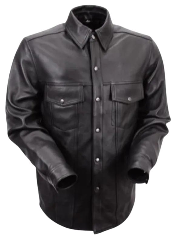 The "Milestone" Leather Riding Shirt