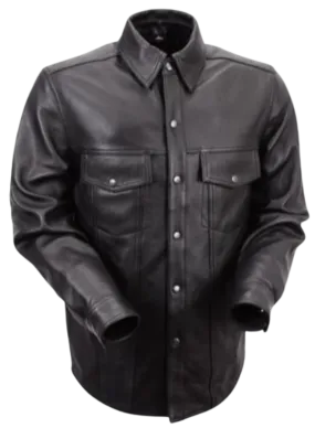 The "Milestone" Leather Riding Shirt