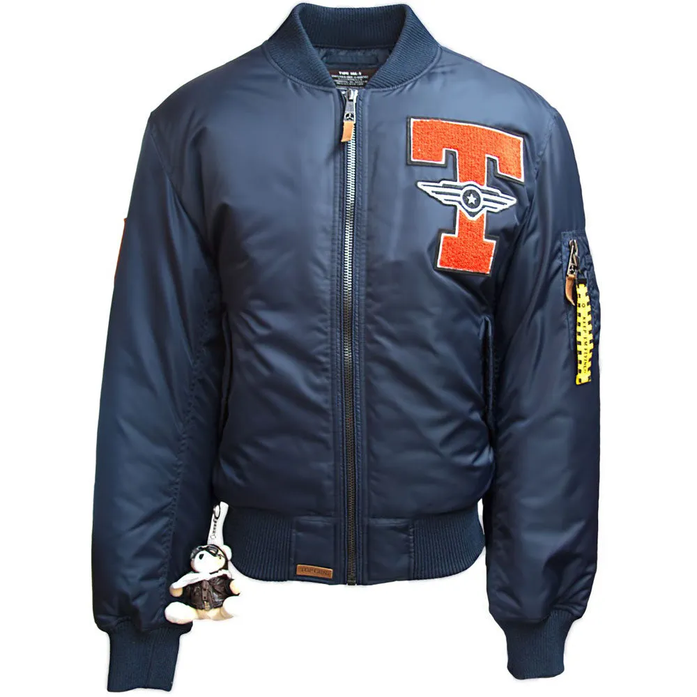 Top Gun Tomcat Bomber Jacket Navy