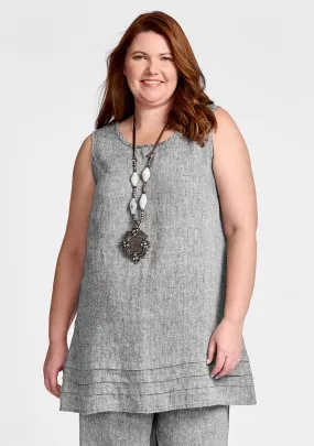 Tuck Tunic - Linen Tank Top - FINAL SALE