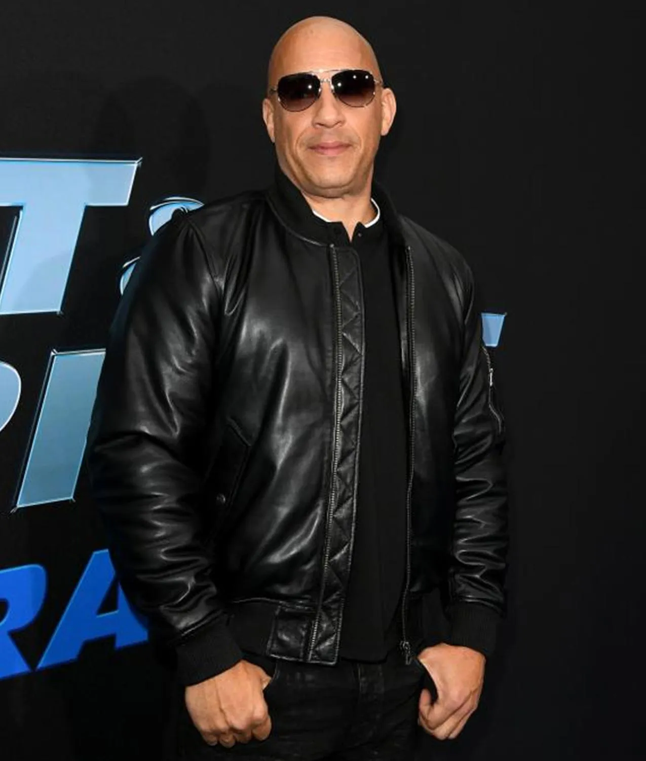 Vin Diesel Black Bomber Jacket