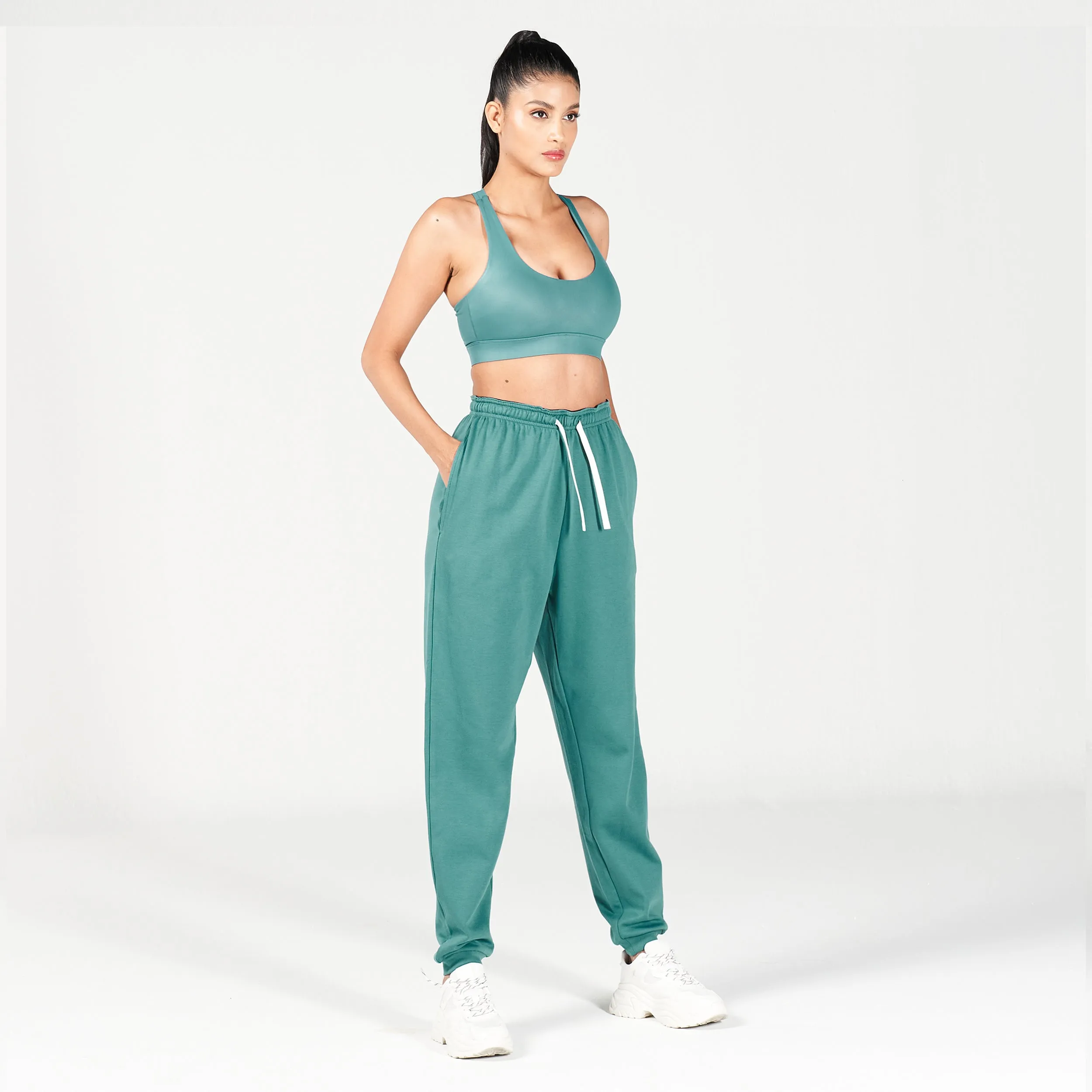 Waistband Surprise Joggers - Hydro