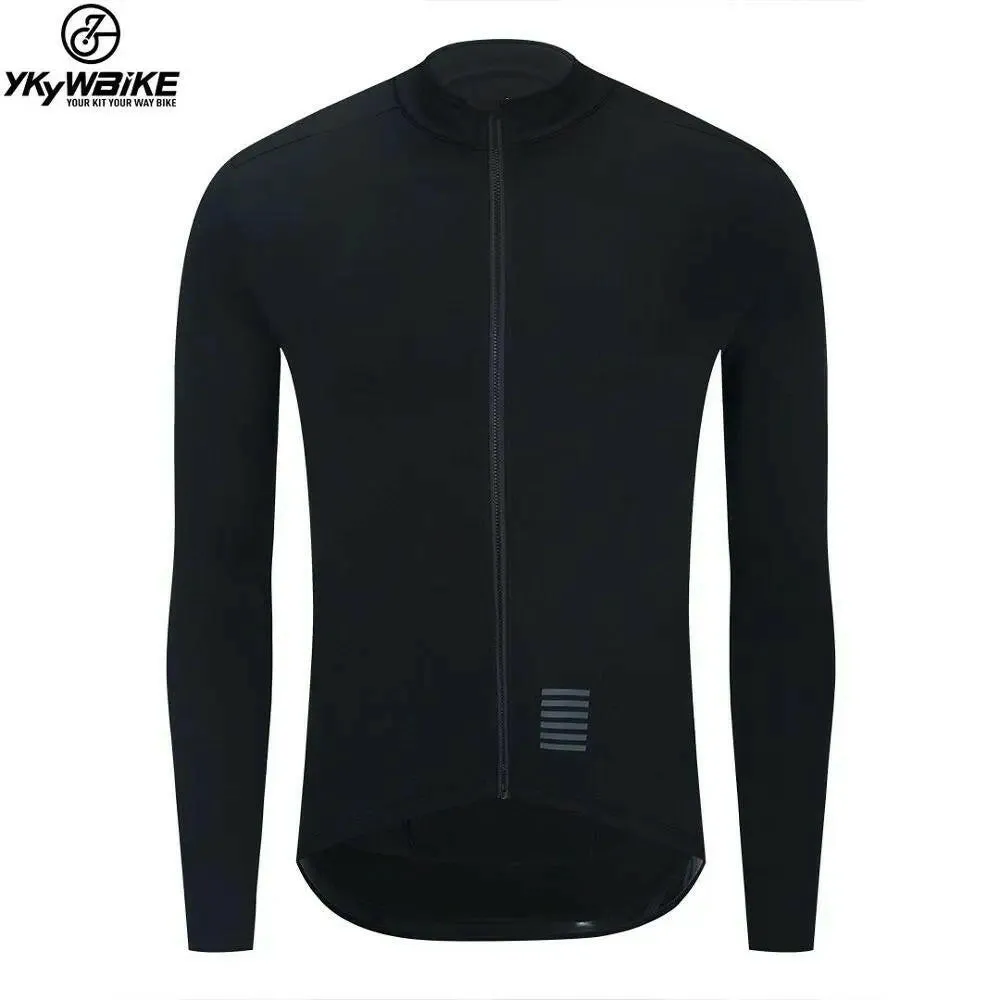 WINTER JACKET Thermal Fleece Men Cycling jacket Long Sleeve Cycling Bike Clothing  black 사이클링 겨울 재킷