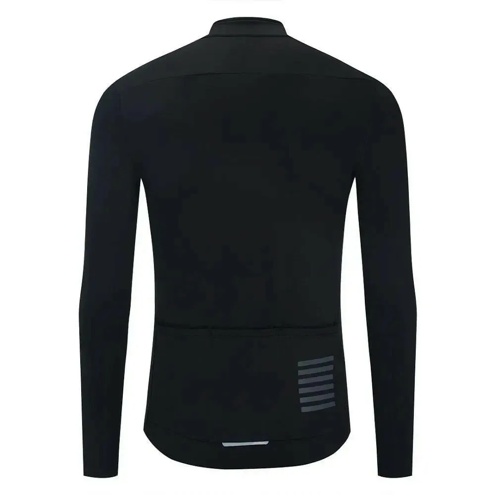 WINTER JACKET Thermal Fleece Men Cycling jacket Long Sleeve Cycling Bike Clothing  black 사이클링 겨울 재킷