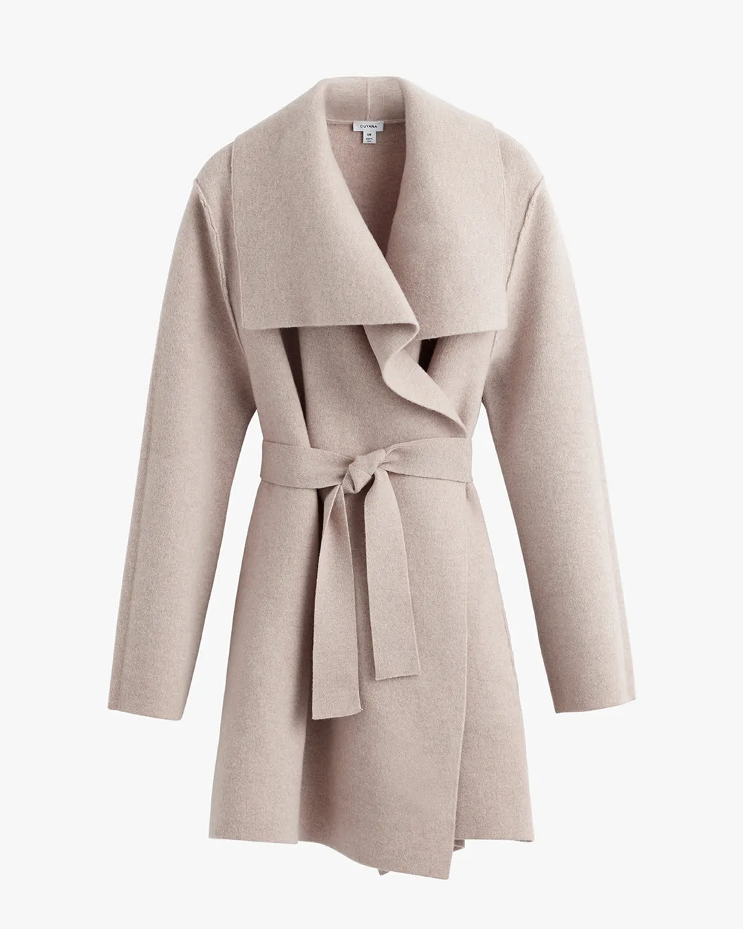 Wool Cashmere Sweater Coat