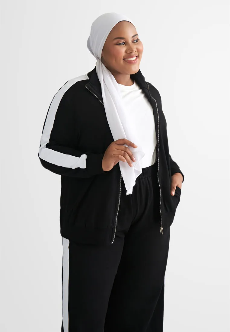 Youngmi Wide Stripe Athleisure Jacket