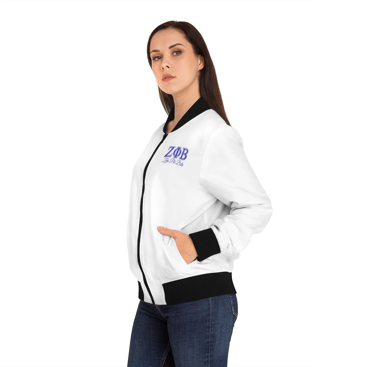 Zeta Phi Beta Women's Bomber Jacket